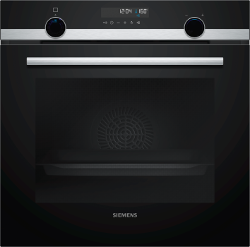 SIEMENS HB578GBS0 - iQ500 POWERLINE BACKOFEN, SCHWARZ/EDELSTAHL, PYROLYSE
